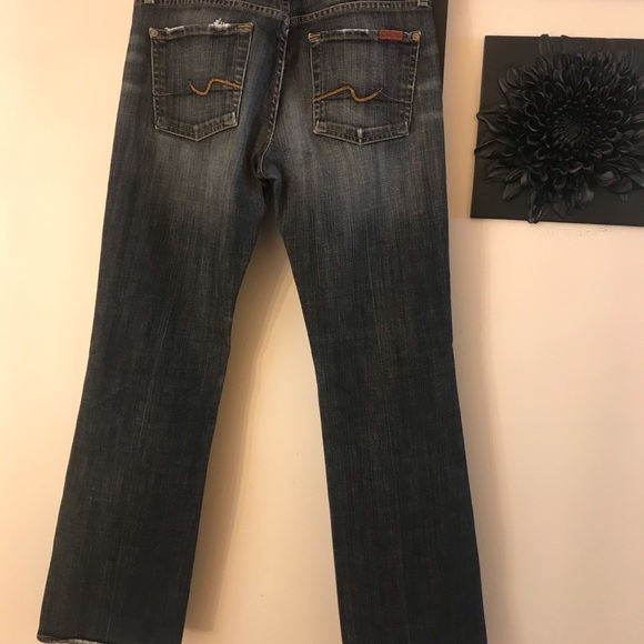 7 for all Mankind distressed jeans - Picture 5 of 6
